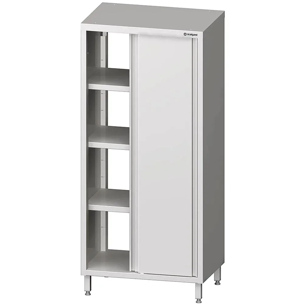 Stalgast Durchreiche-Hochschrank mit Schiebetüren, 1000x700x2000 mm, verschweisst