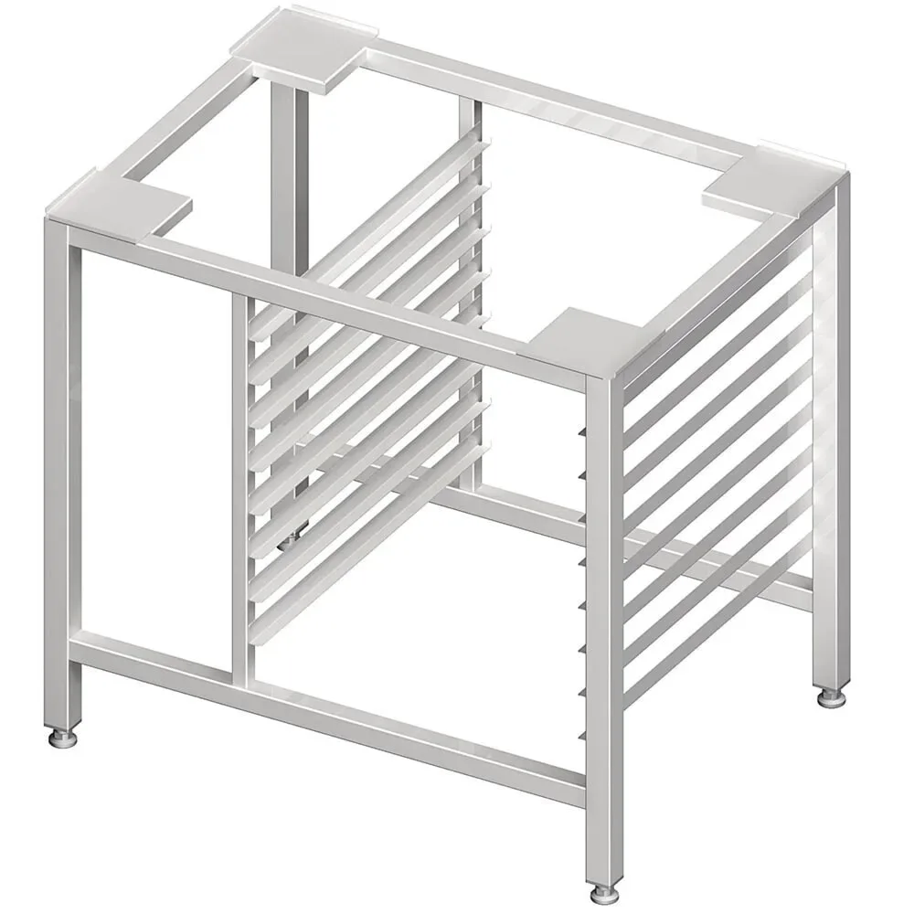 Stalgast Untergestell mit GN 1/1 Einschubschienen, 810x565x700 mm, verschweisst