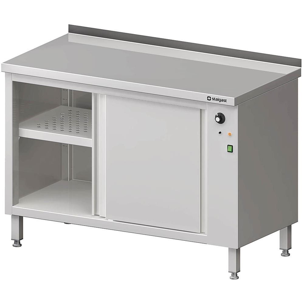 Stalgast Wärmeschrank mit Schiebetüren 1500x600x850 mm ohne Aufkantung