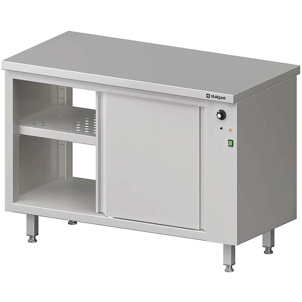 Stalgast Durchreiche-Wärmeschrank mit Schiebetüren 1600x700x850 mm