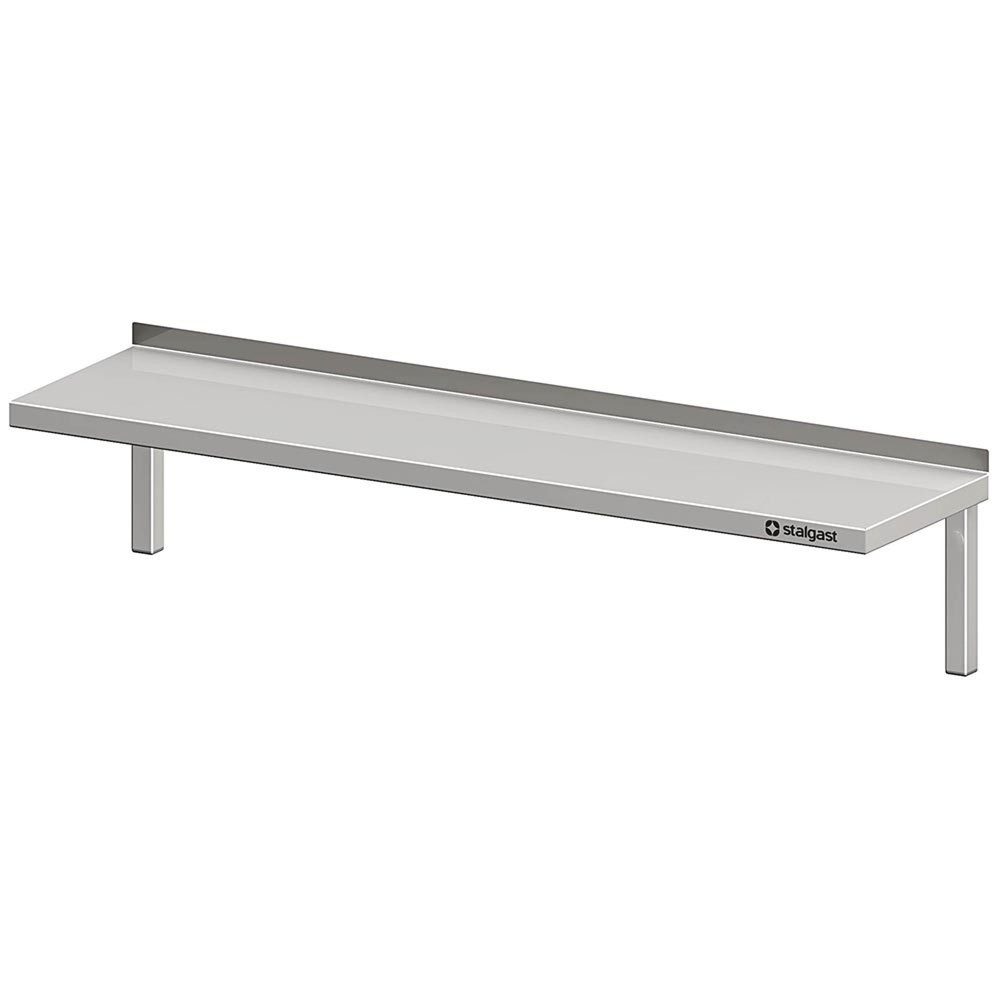 Stalgast Wandbord mit Winkelkonsolen, 800x300x250 mm, verschweisst