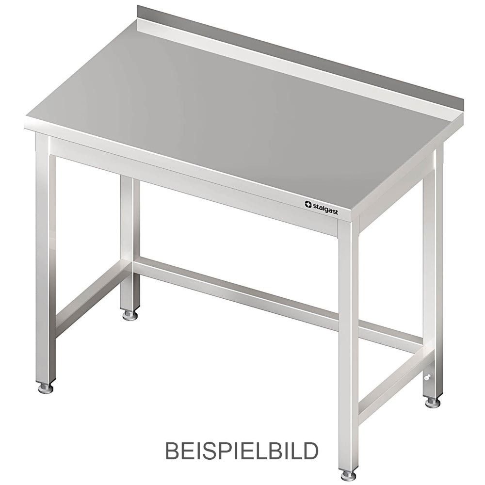 Stalgast Arbeitstisch ohne Grundboden, 1600x700x850 mm, mit Verstrebung, ohne Aufkantung, verschweisst
