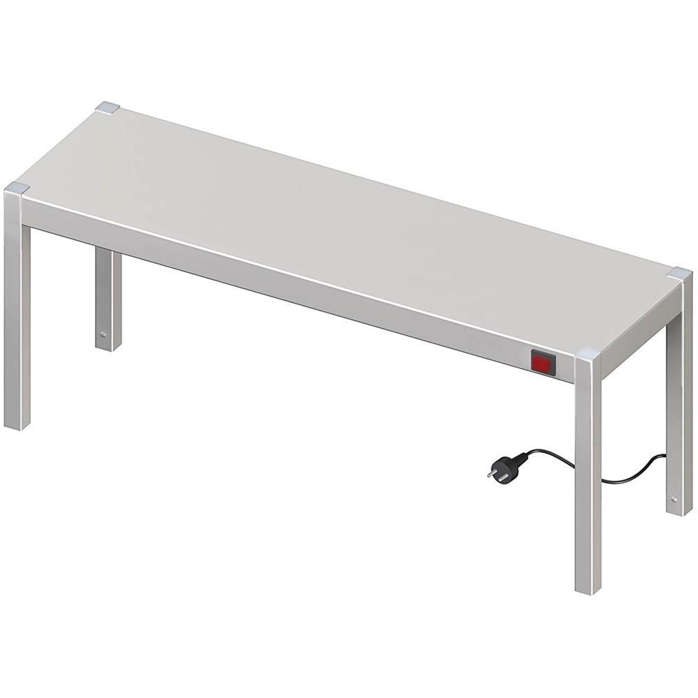 Stalgast Wärmebrücke 1-etagig 1500x300x400 mm mit Keramik-Infrarot-Strahlern
