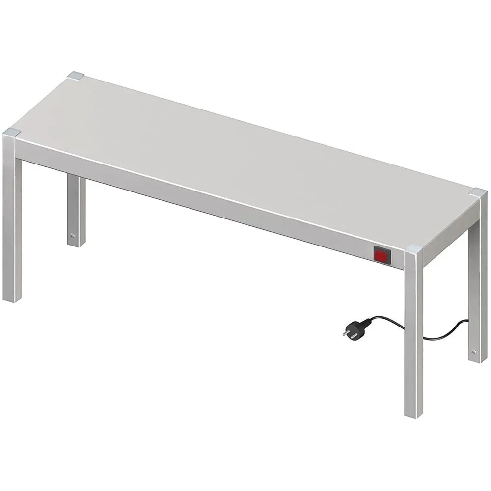 Stalgast Wärmebrücke 1-etagig 1600x300x400 mm mit Keramik-Infrarot-Strahlern