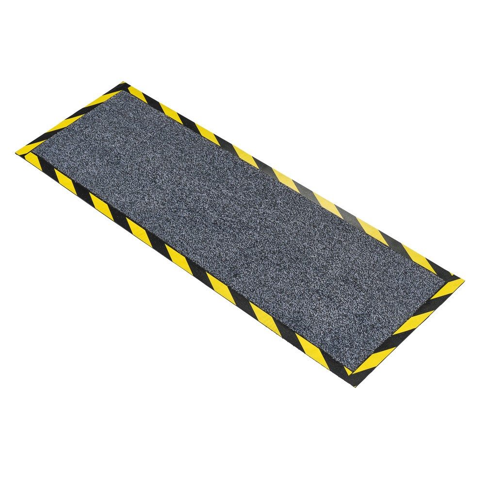 Kabelschutzmatte, LxBxH 1200 x 400 x 4 mm, schwarz / gelb COBA