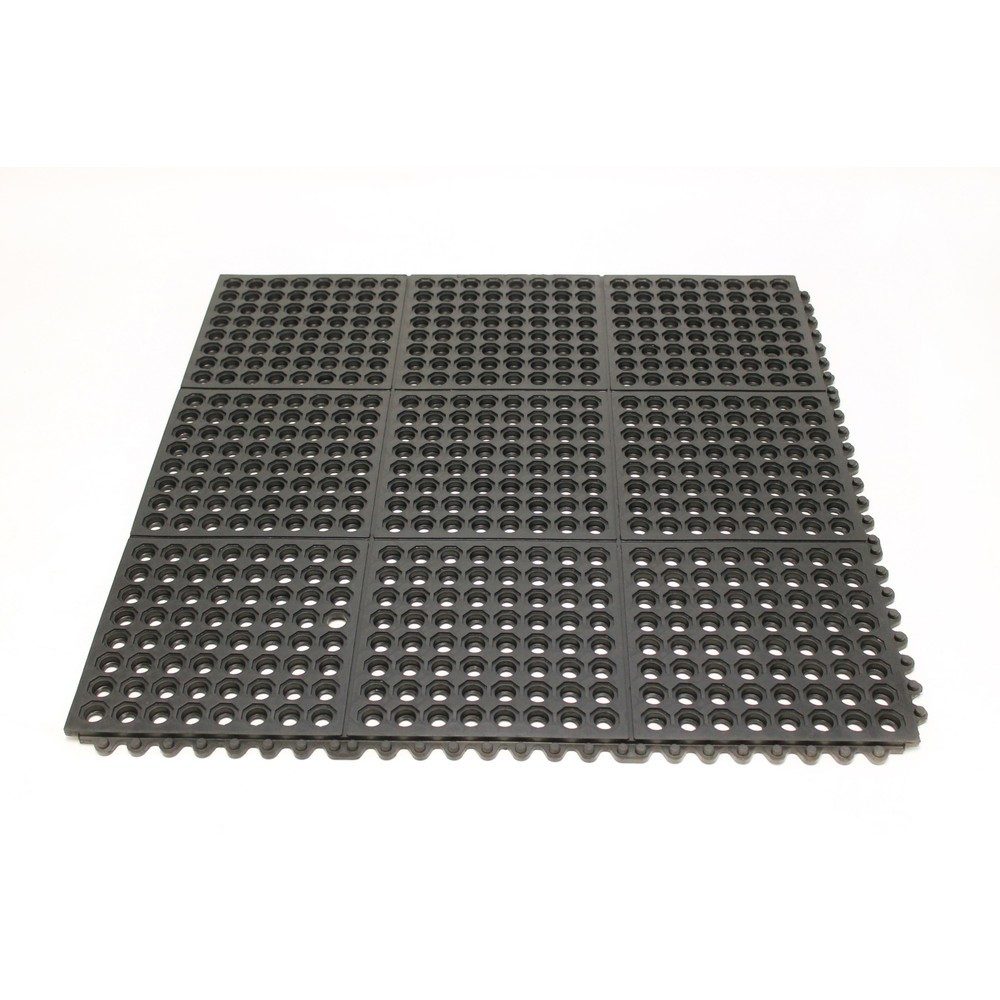 COBA Anti-Ermüdungsmatte Fatigue Step Grit Top, Nitril, BxL 900 x 900 mm