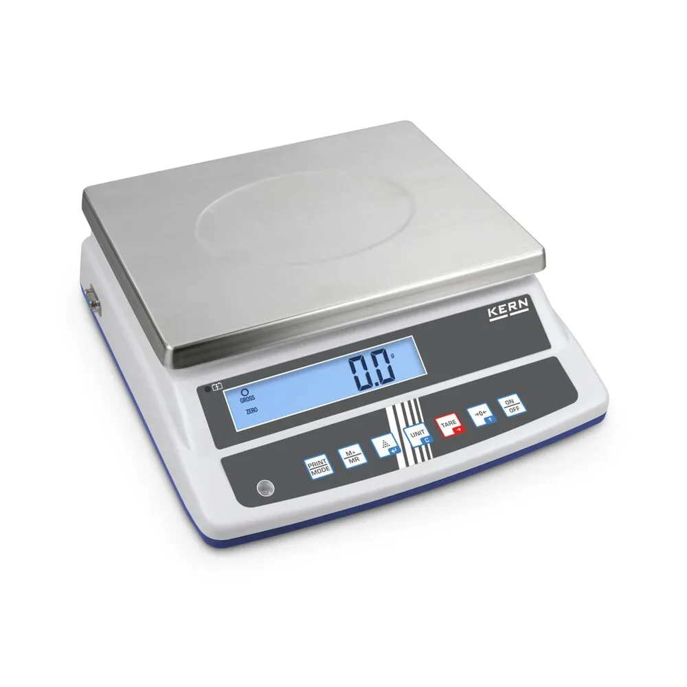 Kern Tischwaage FCD 10K-3 Wägebereich (max.) 15 kg Ablesbarkeit 0.5 g akkubetrieben, über Steckernetzteil