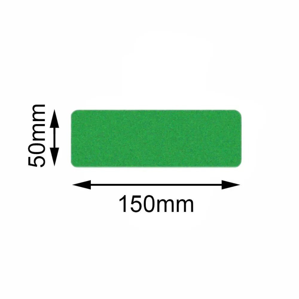Mehlhose Bodenmarkierer Safety Rechteck, grün, 50 x 150 mm, 10 Stk/VE