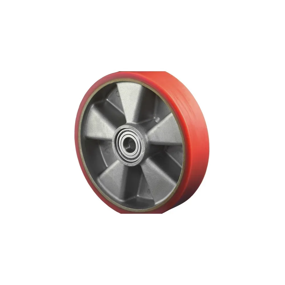 BS ROLLEN Rad Prothane® Guss-Polyurethan, Kugellager, Ø x Breite 160 x 50 mm, TK 600 kg