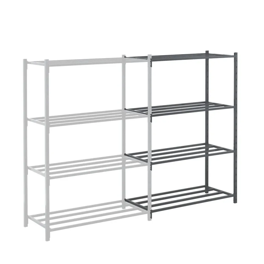 ManOrga Fachbodenregal, AF, mit Stahlrohr-Fachböden, FL 460 kg, HxBxT 2.500 x 1.260 x 500 mm