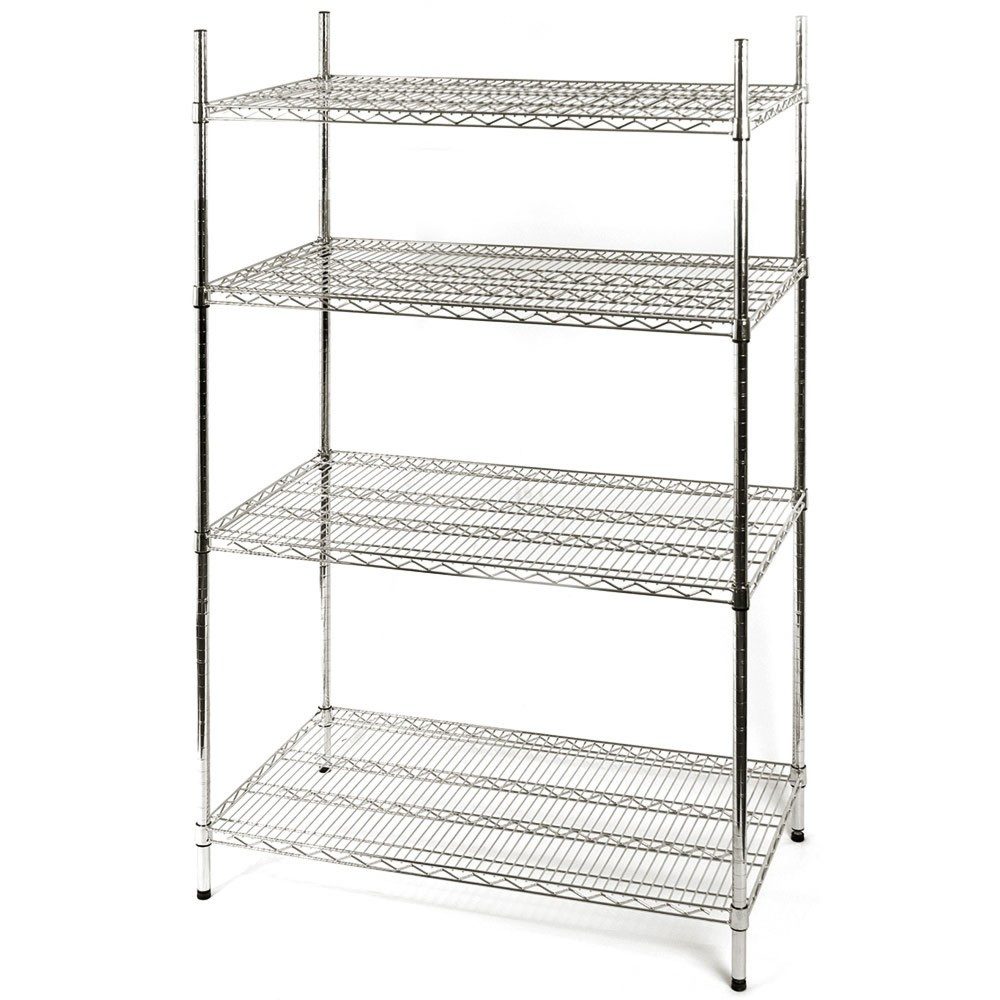 Stalgast Lagerregal aus Chromstahl 610x455x1800 mm