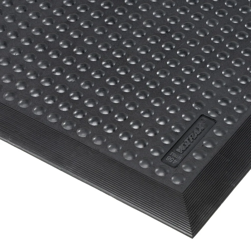 Arbeitsplatzmatte Skystep Nitrilgummi, schwarz, LxBxH 1200 x 900 x 13 mm NOTRAX