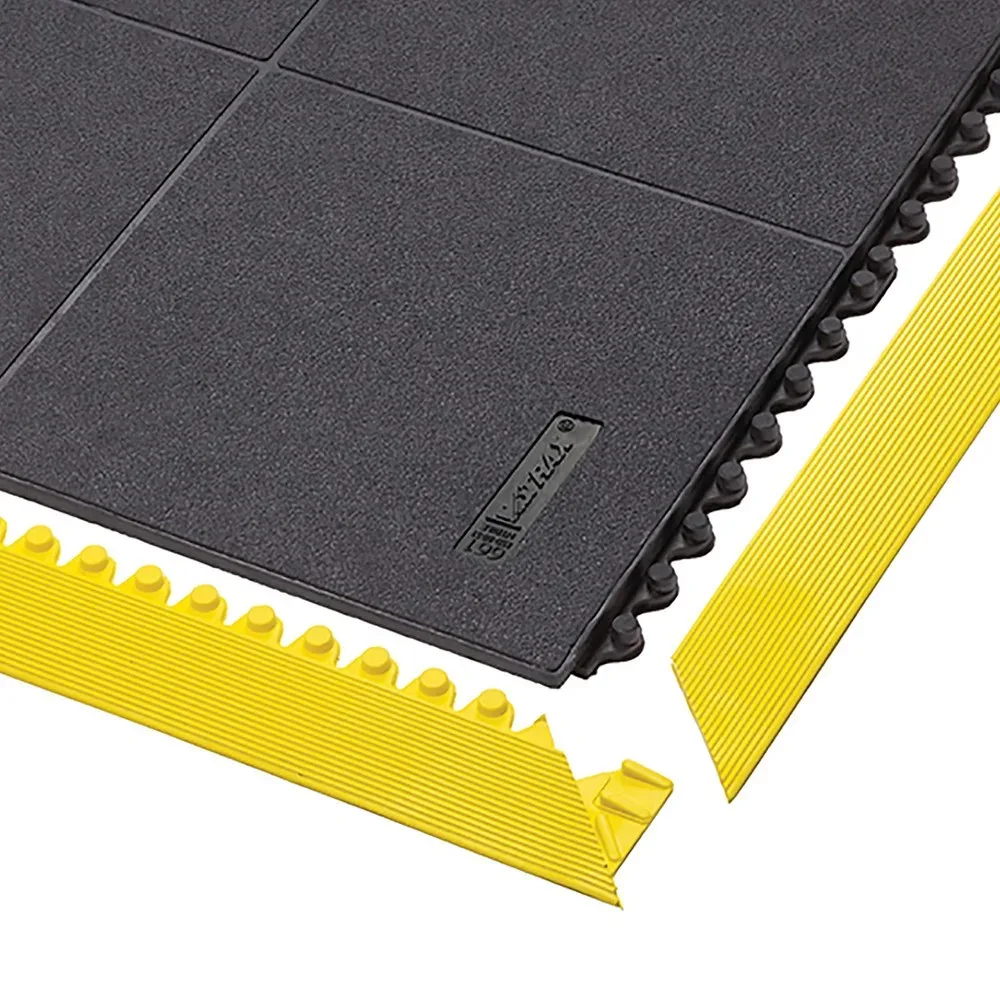 Stecksystem, Cushion Ease Solid, Nitril, geschlossen, LxBxH 910 x 910 x 19 mm, schwarz NOTRAX