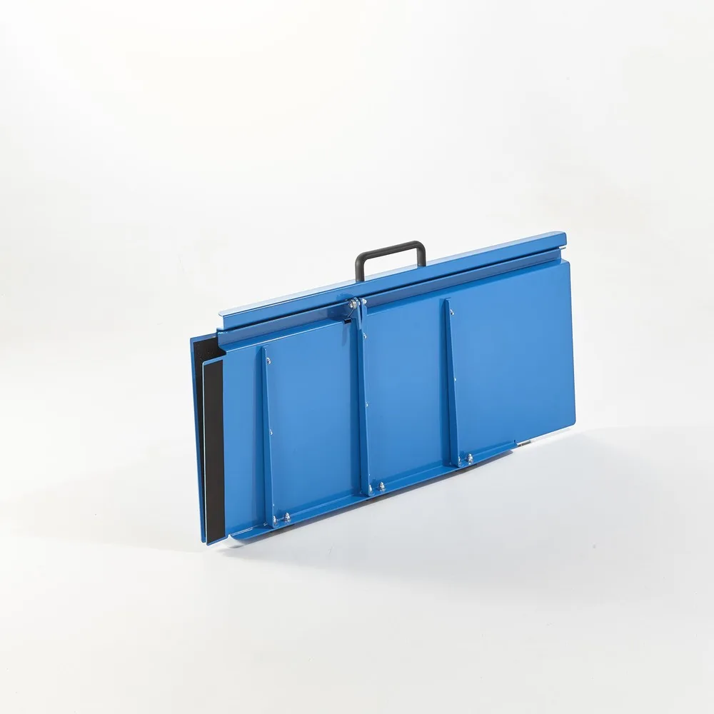 Zufahrtrampe, klappbar, Tragfähigkeit 450 kg, LxB 1060 x 890 mm Mottez