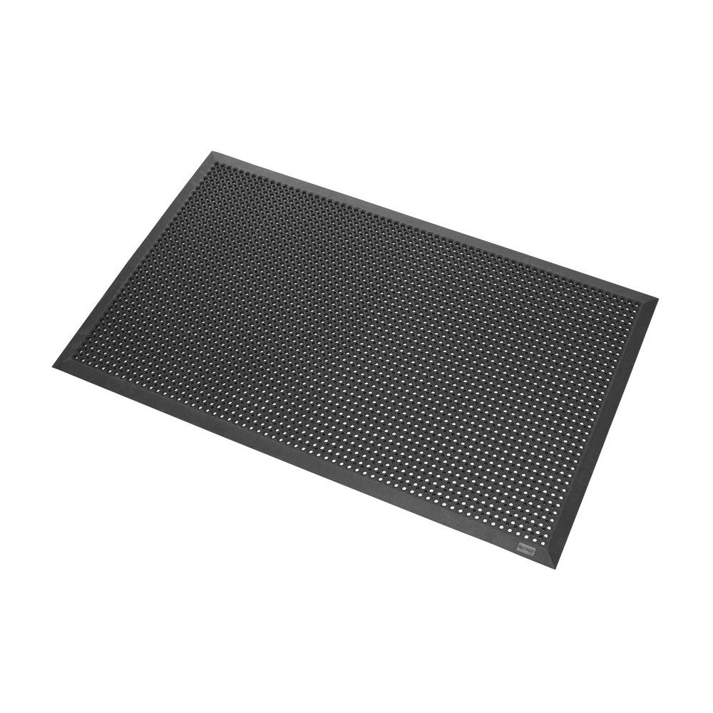 Schmutzfangmatte, rollstuhlgeeignet, schwarz, LxB 1800 x 1200 mm NOTRAX