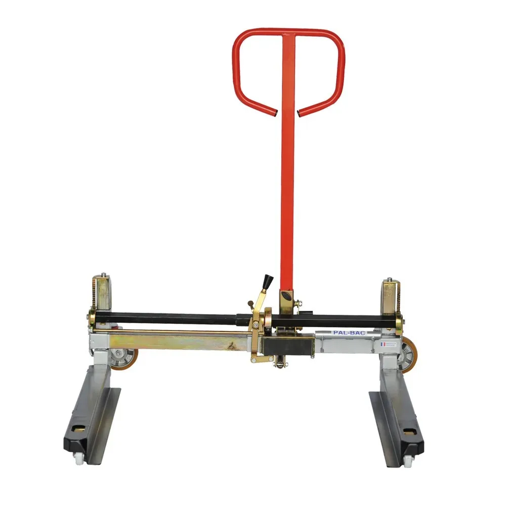 kaiserkraft Flexi-Hubwagen Palbac, breitenverstellbar, Tragfähigkeit 1000 kg, Gabellänge 1025 mm