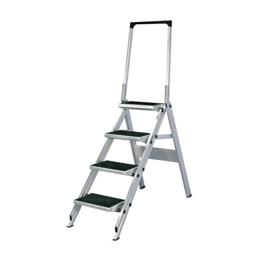 HYMER Sicherheits-Klapptreppe, Standhöhe 0,90 m, mit Sicherheitsbügel