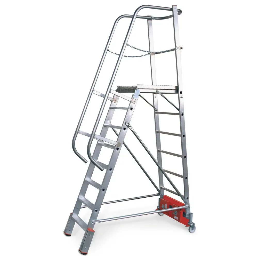 KRAUSE® STABILO Plattformleiter Vario, Ballastierung 60 kg, Standhöhe 1,90 m