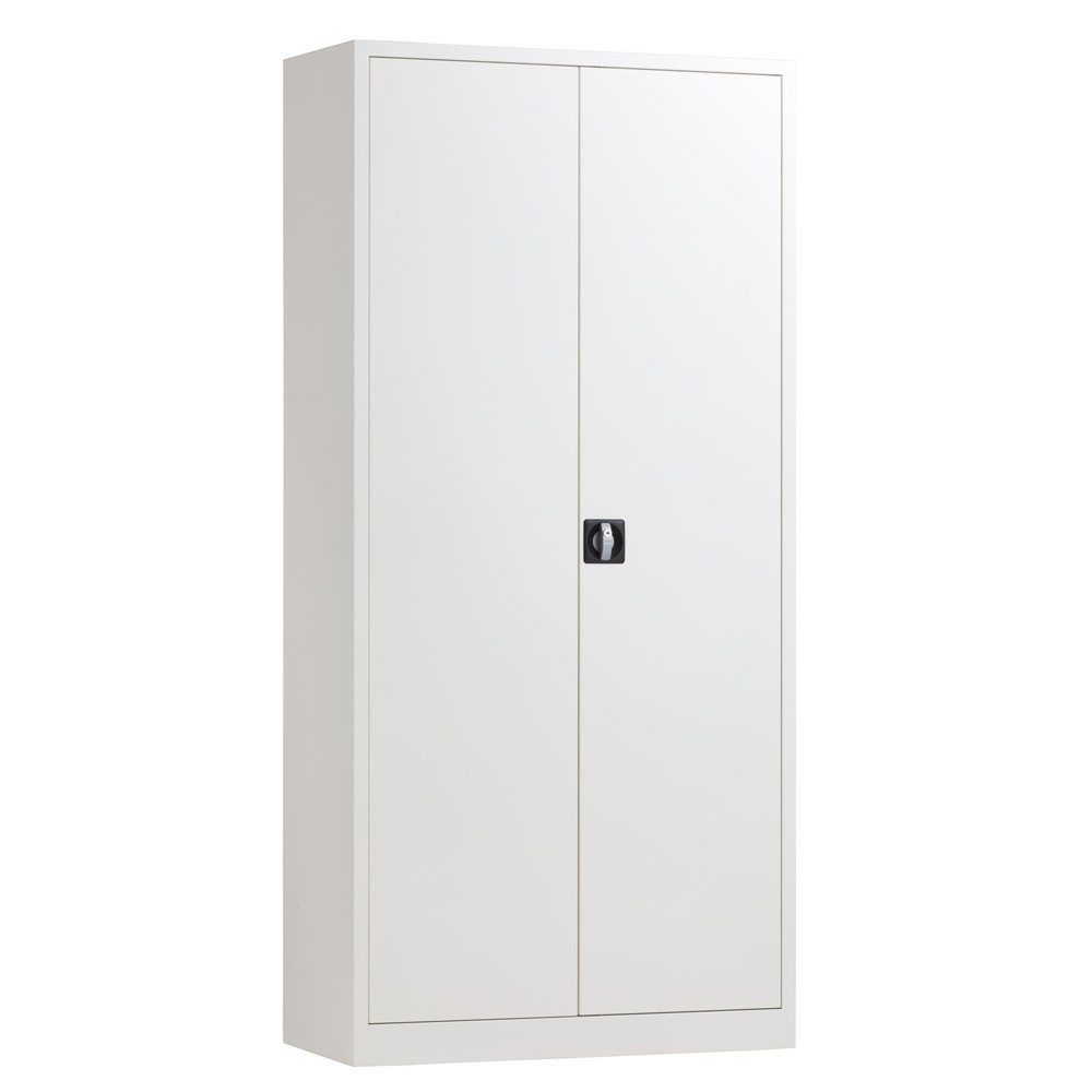 CEHA Flügeltürenschrank HF-ST, 5 OH, HxBxT 1.950 x 920 x 420 mm, verzinkte Fachböden, lichtgrau