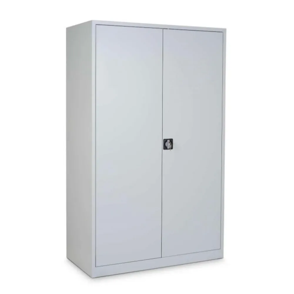CEHA Flügeltürenschrank HF-ST, 5 OH, HxBxT 1.950 x 920 x 500 mm, verzinkte Fachböden, lichtgrau