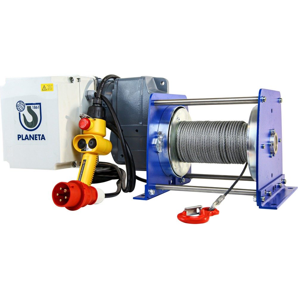 PLANETA Elektro-Seilwinde PFW-C, Seillänge 50 m, TK 1.000 kg, 400 V