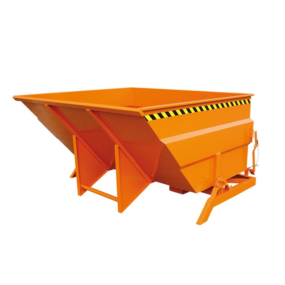 Eichinger® Kippbehälter extragross und massiv, 2500 kg, 4000 Liter, reinorange