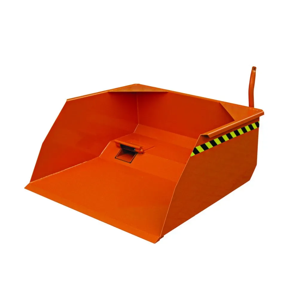 Eichinger® Schaufel mit Staplergabel-Durchschub, 1500 kg, 300 Liter reinorange