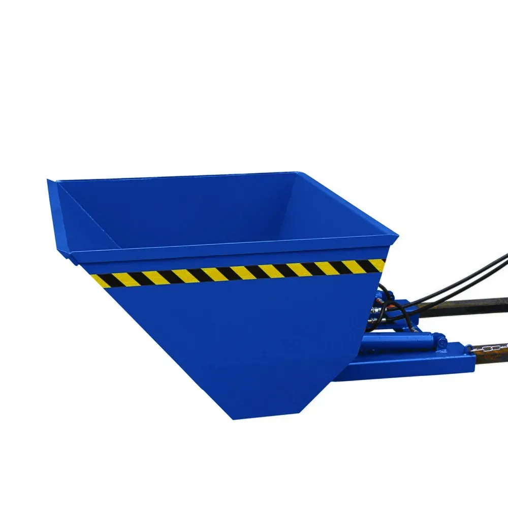 Eichinger® Ladeschaufel mit hydraulischer Kippvorrichtung, 2000 kg, 1000 Liter enzianblau