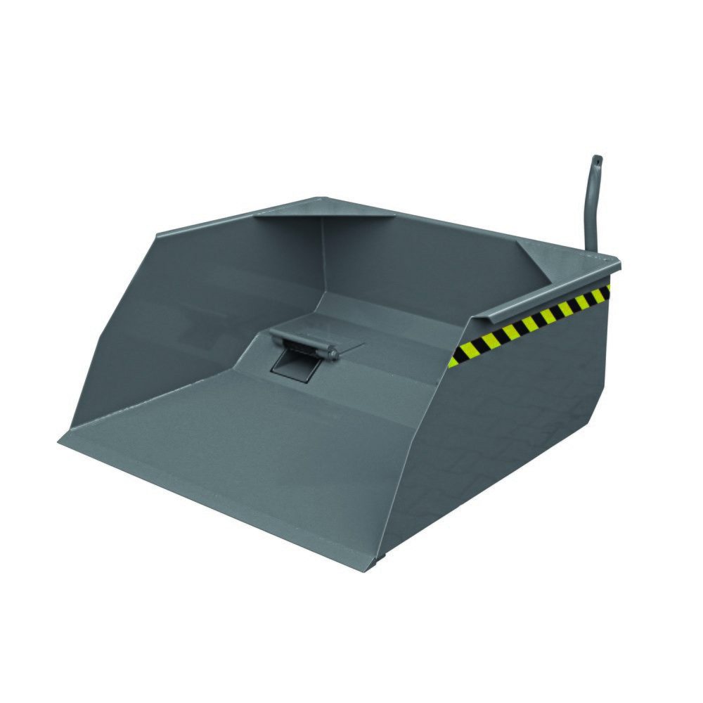 Eichinger® Schaufel mit Staplergabel-Durchschub, 3000 kg, 750 Liter anthrazitgrau