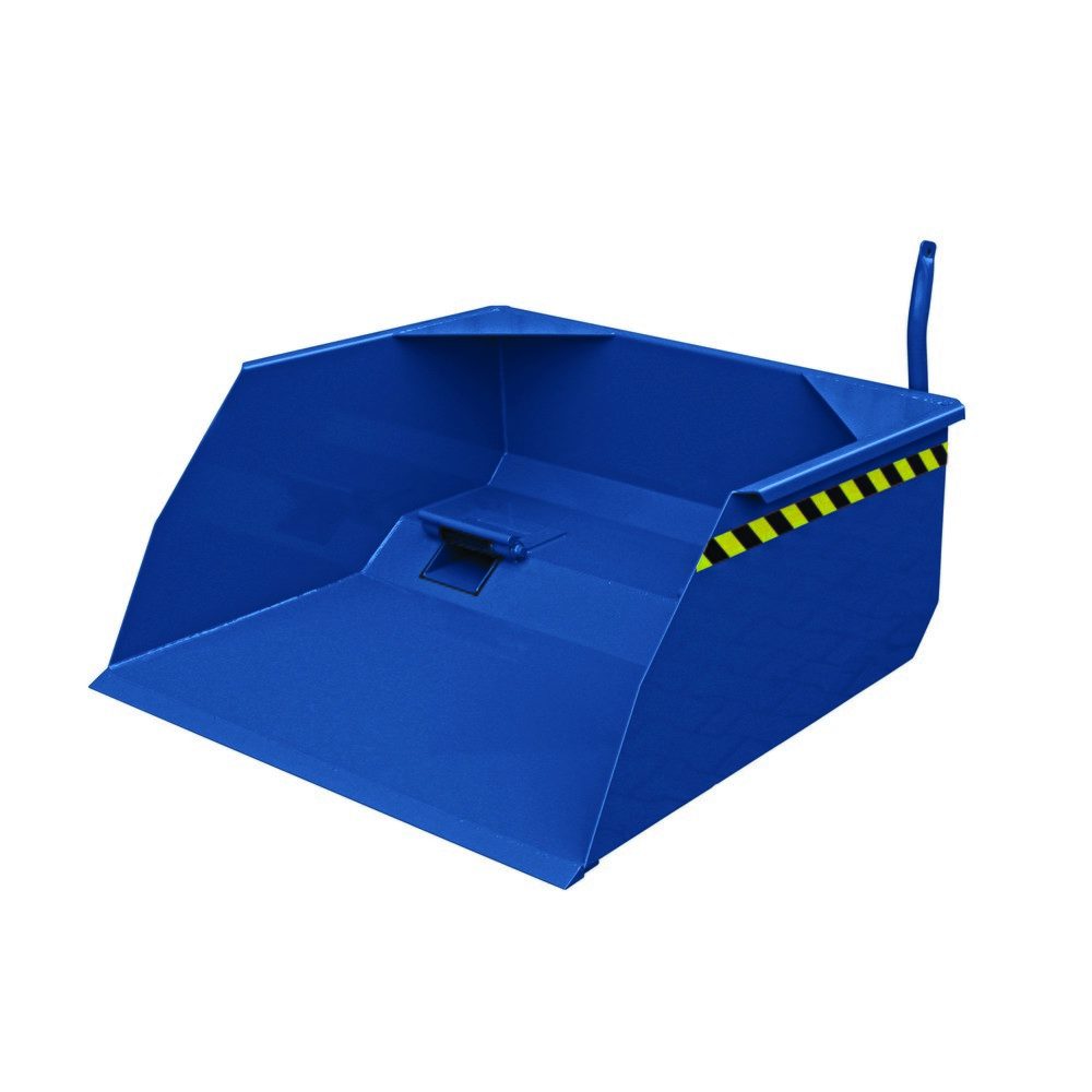 Eichinger® Schaufel mit Staplergabel-Durchschub, 2500 kg, 600 Liter enzianblau