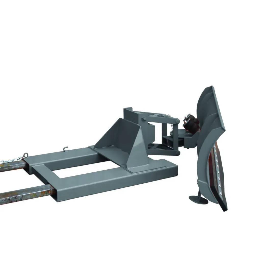 Schneeschild für Gabelstapler, mit Polyurethanschürfleiste, Schildbreite 2100 mm, anthrazitgrau, 210 x 70 mm Eichinger