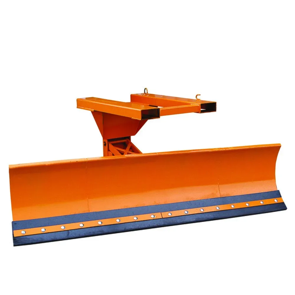 Eichinger® Schneepflug mit Niveauausgleich, Einfahrtasche oben Schildbreite 2400 mm reinorange, fks