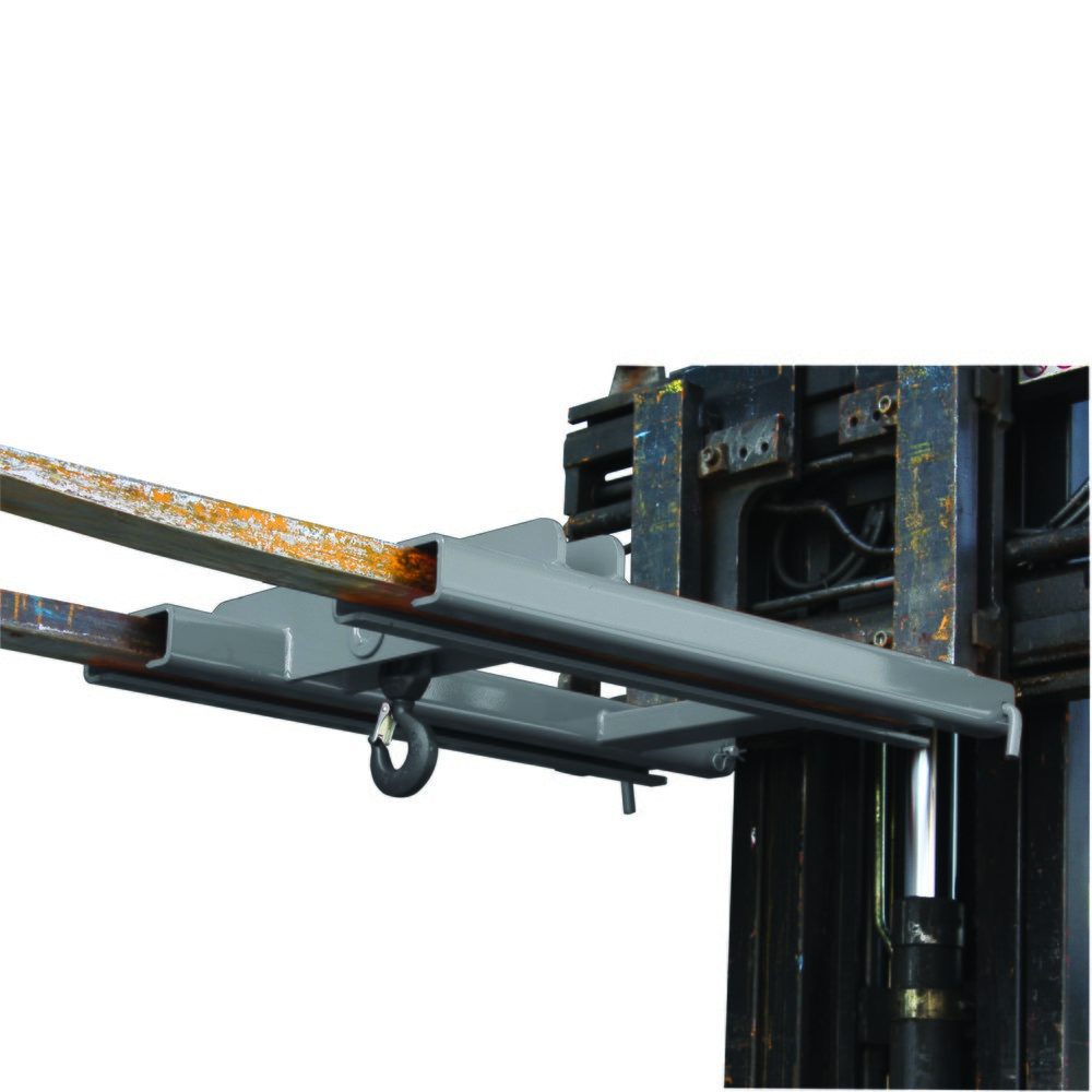 Stapler-Aufsatz mit Lasthaken, für 2 Zinken, Tragfähigkeit 5000 kg, grau Eichinger