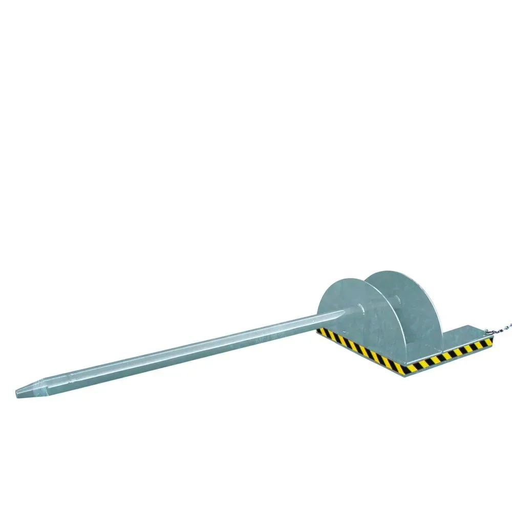 Eichinger® Tragdorn Aufnahme über Gabelzinken, 2000 kg, 3800 mm, Dorn Durchm. 110 mm, feuerverzinkt