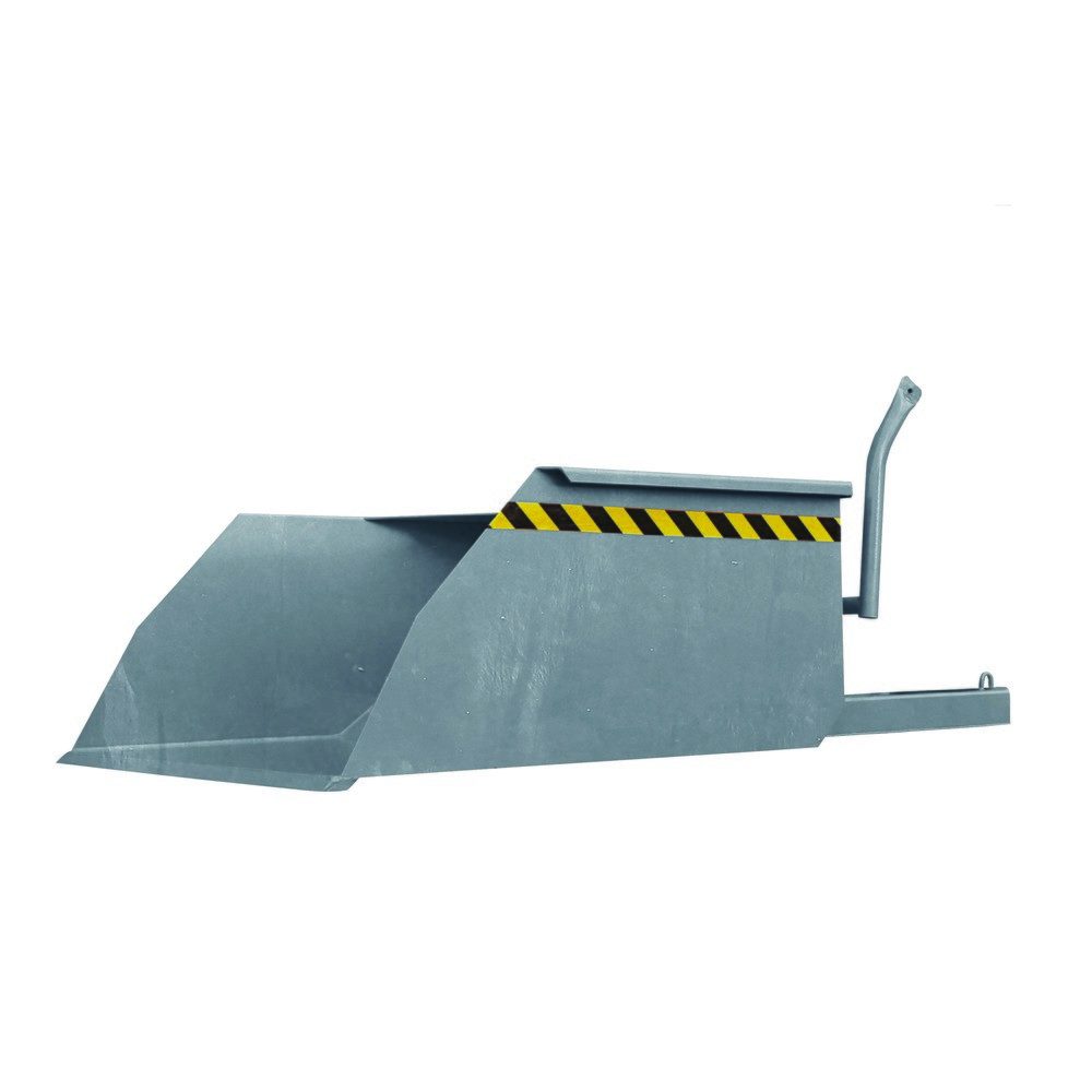 Eichinger® Schaufel mit geschlossenen Stapler-Einfahrtaschen, 3000 kg, 1250 Liter feuerverzinkt