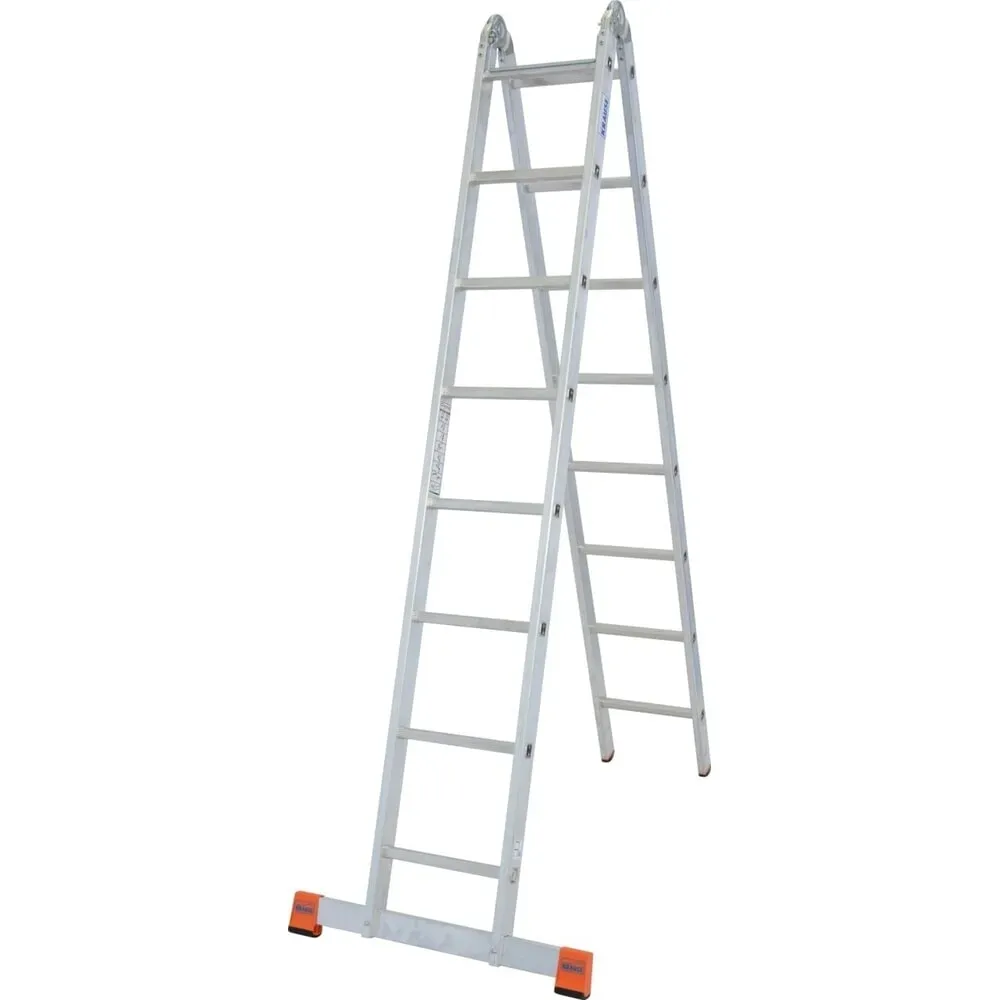 KRAUSE® MONTO Gelenk-Doppelleiter TriMatic 2x8 Sprossen