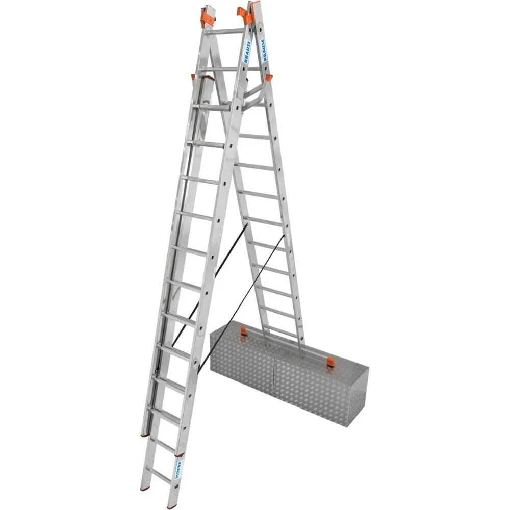KRAUSE® MONTO Vielzweckleiter Tribilo Treppe 3x12 Sprossen