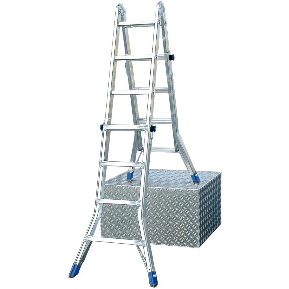 Krause 133953 Aluminium Teleskopleiter Arbeitshöhe (max.): 5 m Aluminium DIN EN 131 15.5 kg