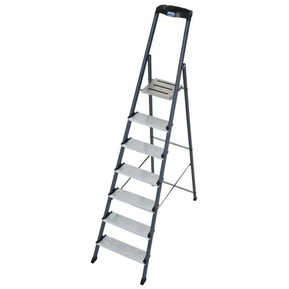 KRAUSE® Securo r 1x7 Stufen, eloxiert