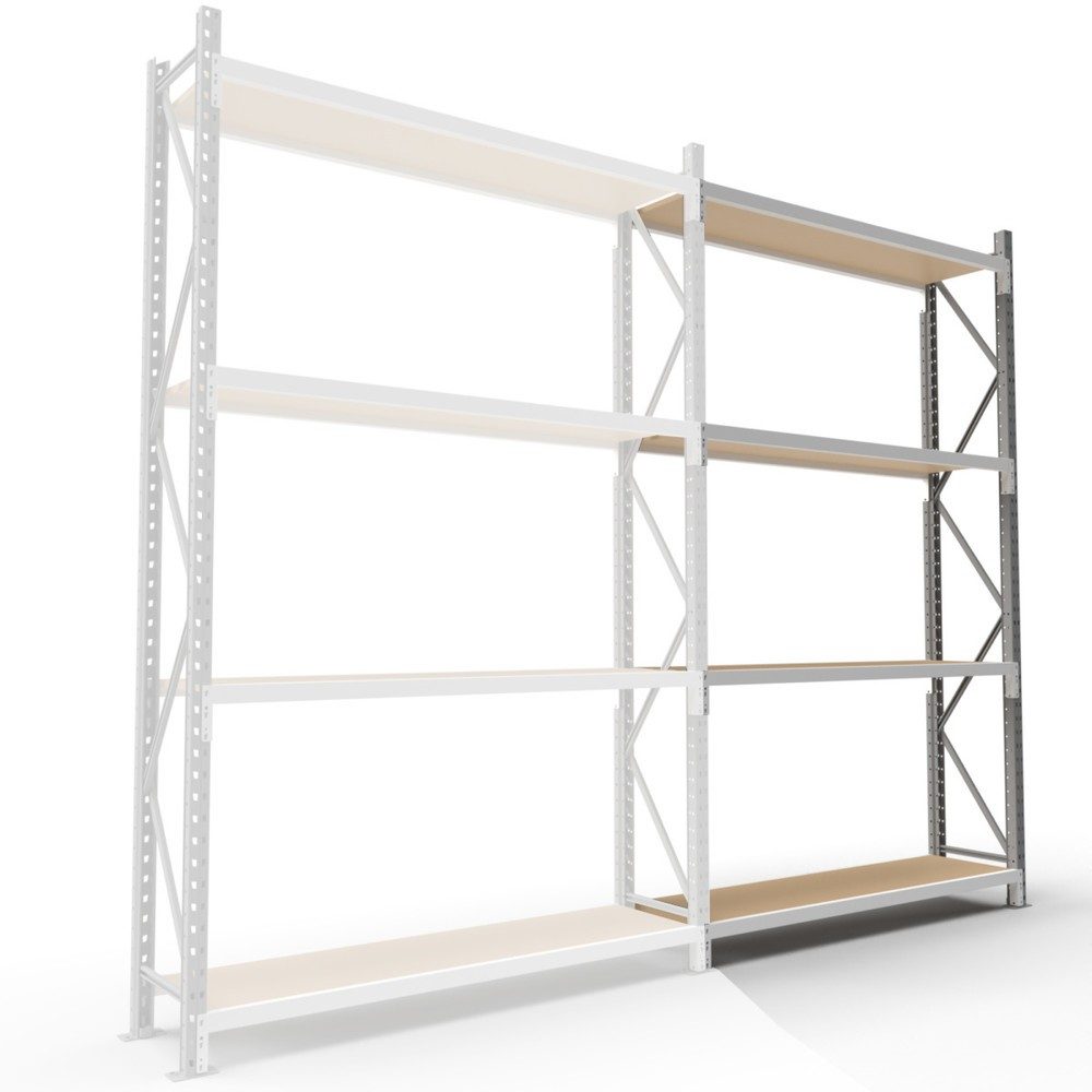 ManOrga Weitspannregal, mit Spanplatten, AF, HxBxT 2.500 x 1.800 x 800 mm