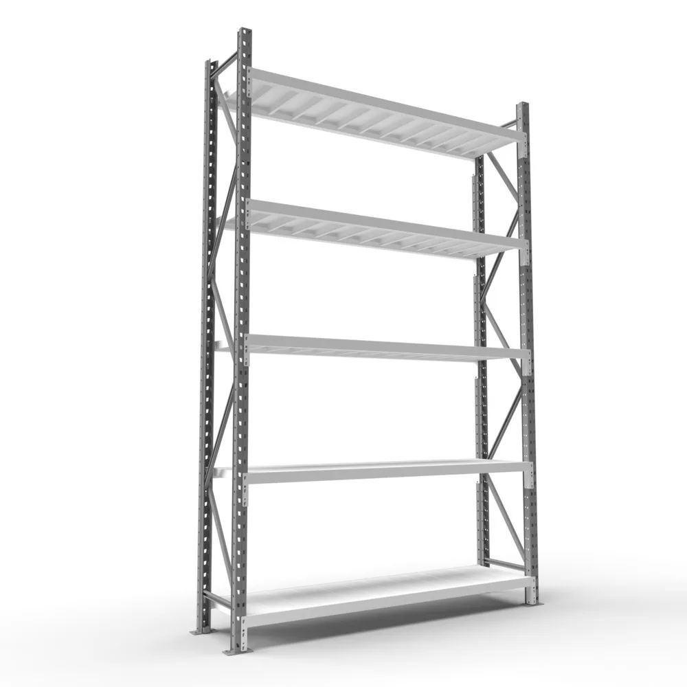 ManOrga Weitspannregal, mit Stahlpaneelen, GF, HxBxT 3.000 x 3.000 x 1.000 mm