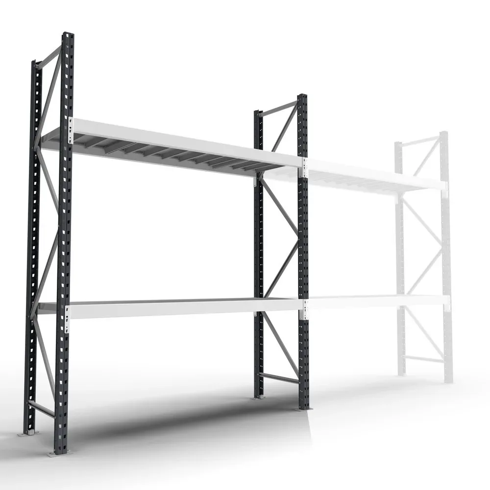 ManOrga Weitspannregal, mit Stahlpaneelen, GF, FL 710 kg, HxBxT 2.000 x 2.250 x 1.000 mm