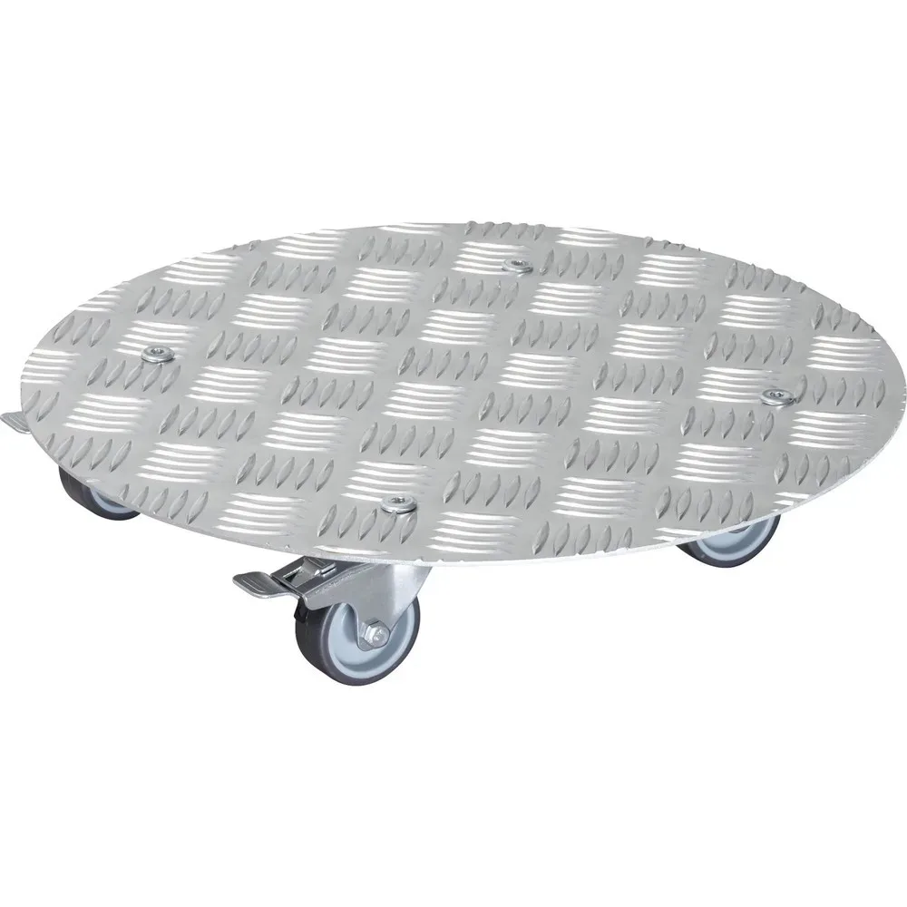 WAGNER Pflanzenroller ALASKA Ø 38 x 7,5 cm Alu, TK 150 Kg