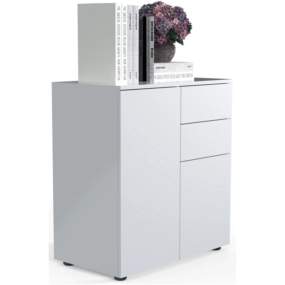 VCM Büroschrank Dalosa 4-Fach, weiss