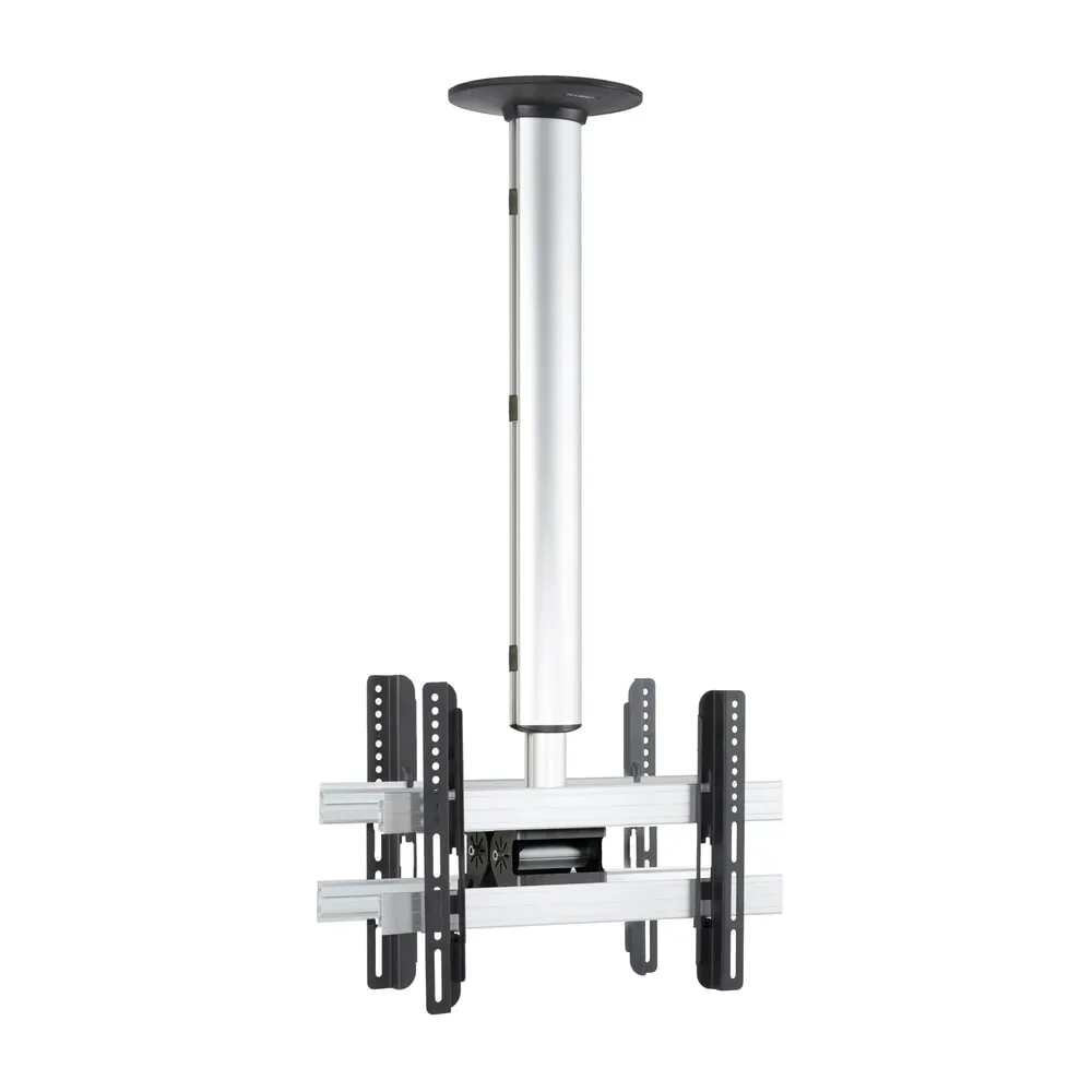 VCM - Universal VESA TV Deckenhalterung Fernseh Halterung Halter CM3 Double, Silber, 42cm