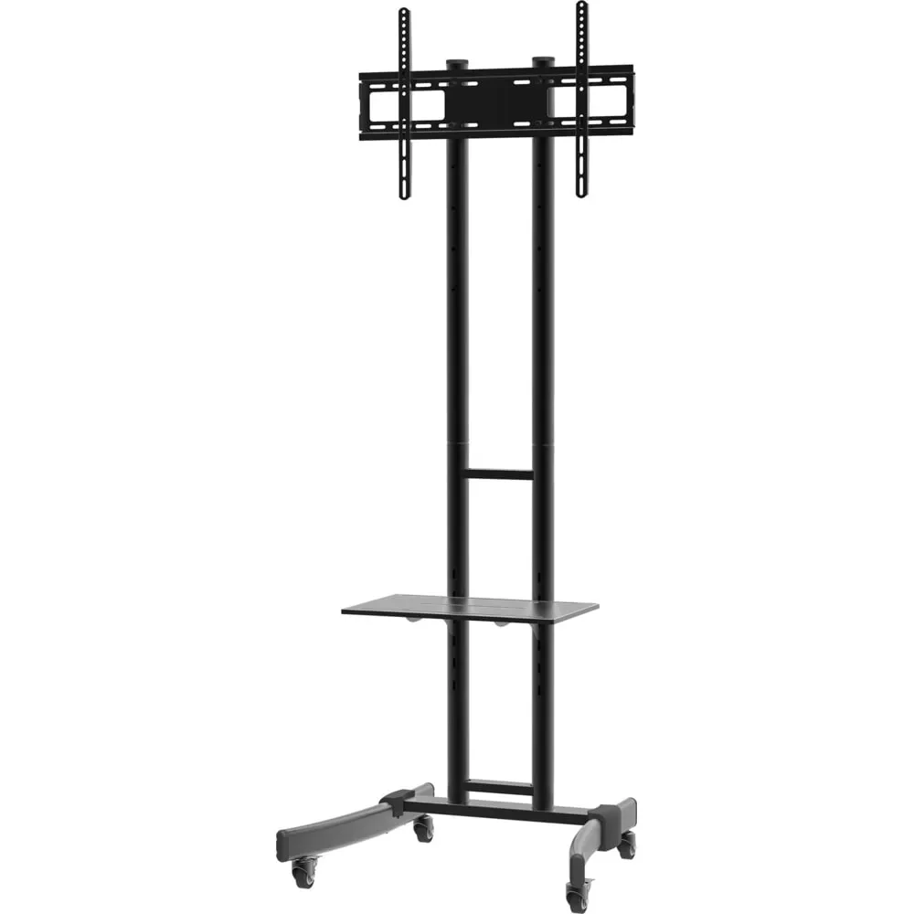 VCM - Universal TV Standfuß Ständer Fernseh Wagen Fernsehständer Möbel B-MS 190, 75 CM, Schwarz