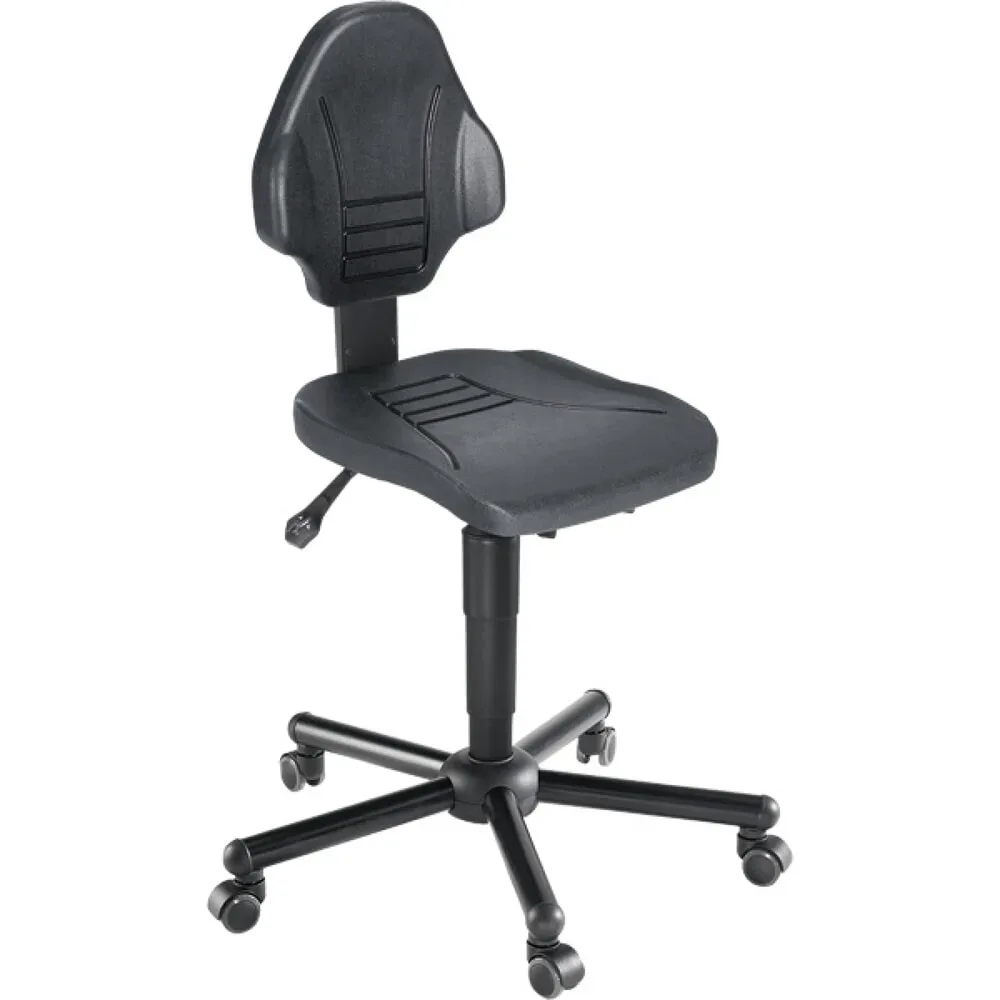 meychair Arbeitsdrehstuhl Assistant, Sitzhöhe 490-630 mm, Stahlbasis, Rollen