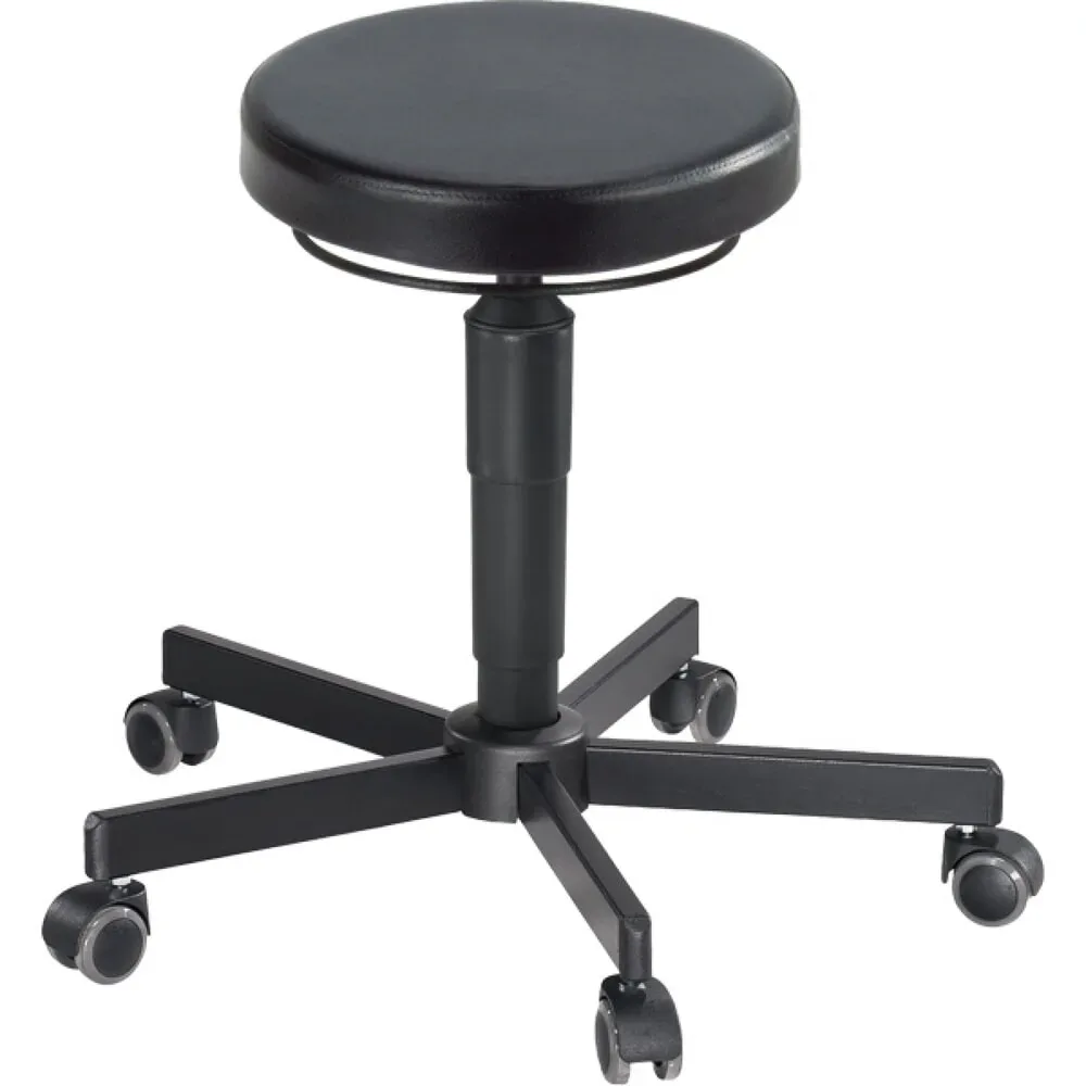 meychair Hocker Allround, PU-Sitz, Sitzhöhe 410-540 mm, Stahlbasis, Rollen