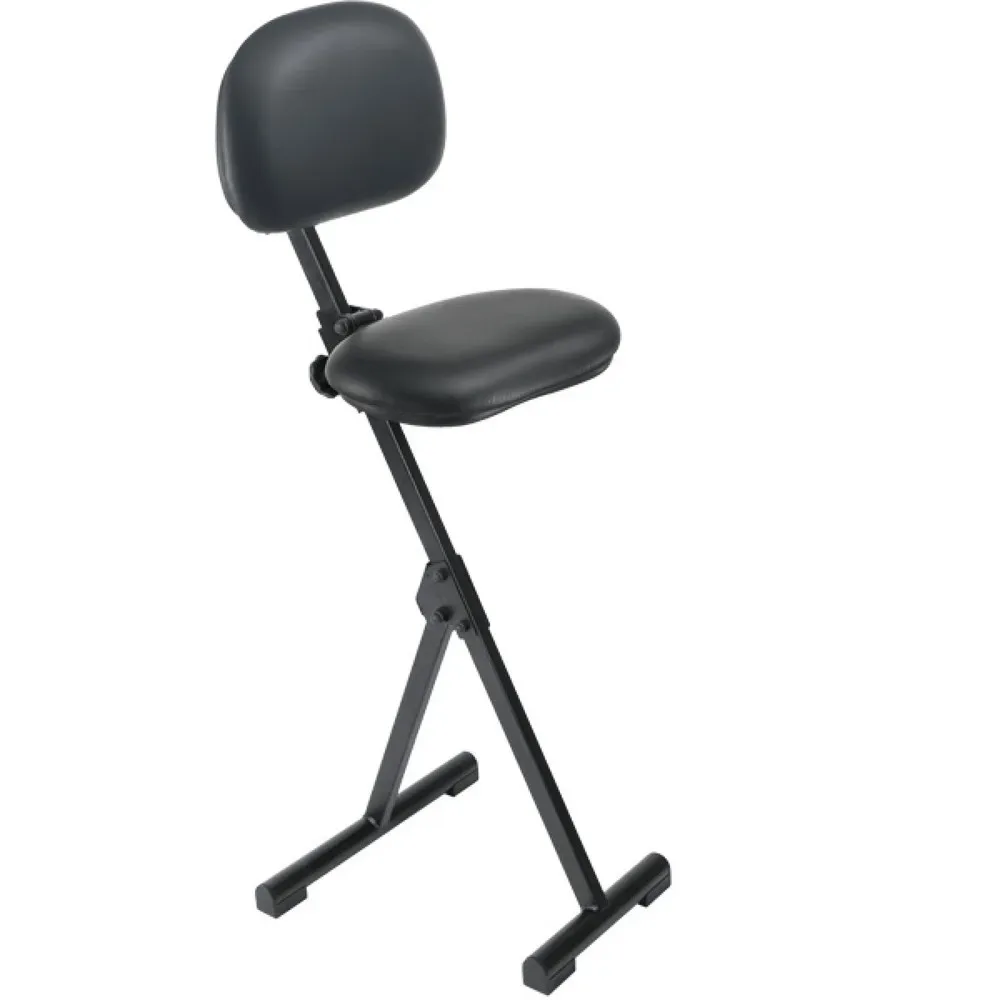 Stehhilfe meychair Futura Light AF-SR-11012, klapp- & sitzhöhenverstellbar, ohne Aufstieghilfe, B 370 x T 210 x H 540-900 mm, Stahl & Kunstleder, schwarz