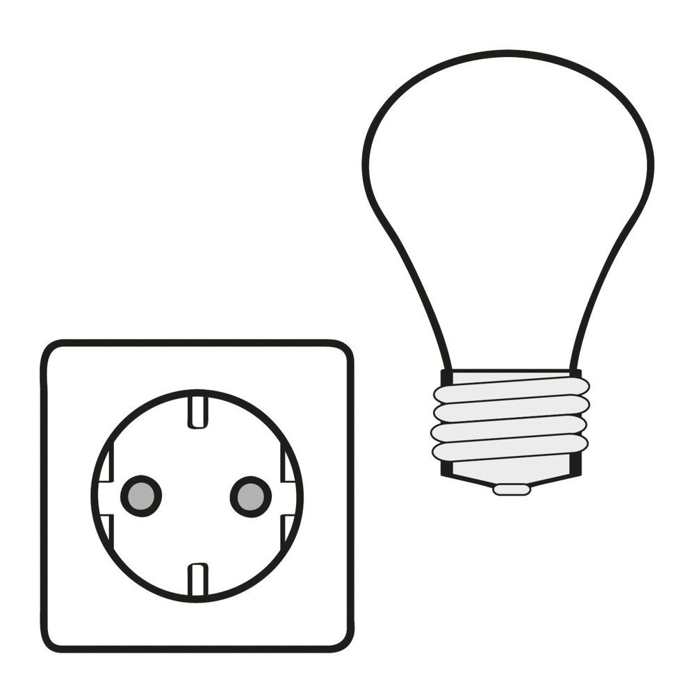 Elektroinstallationspaket, LED 2x24W, Ausführung nach VDE für FLADAFI® Materialcontainer